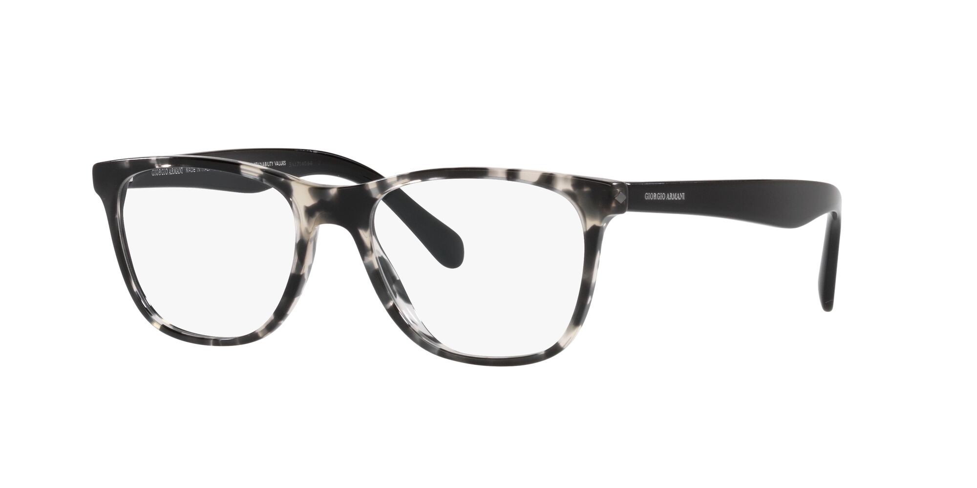 Eyeglasses Giorgio Armani AR 7211 (5873) color havana grigio shape square lenses lente demo