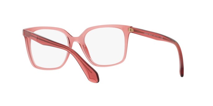 Eyeglasses Giorgio Armani AR 7217 (5933) color transparent pink shape square lenses demo lens