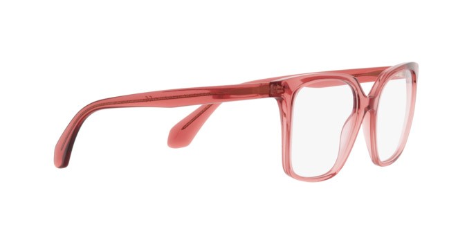 Eyeglasses Giorgio Armani AR 7217 (5933) color transparent pink shape square lenses demo lens