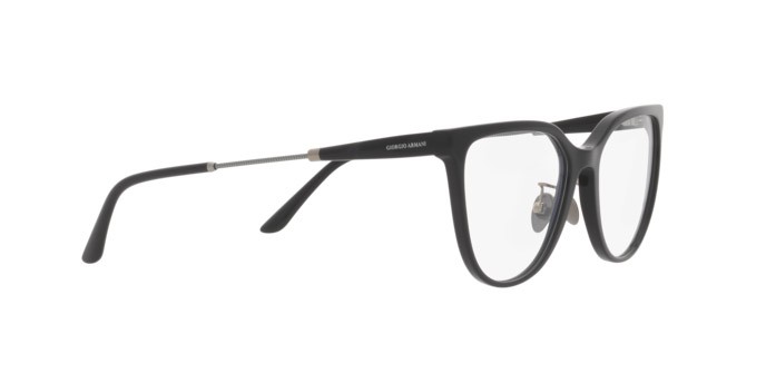 Brillen Giorgio Armani AR 7219 (5001) farbe black form cat-eye gläser demo lens