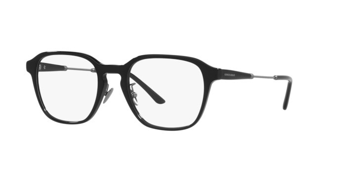 Brillen Giorgio Armani AR 7220 (5001) farbe black form quadratisch gläser demo lens