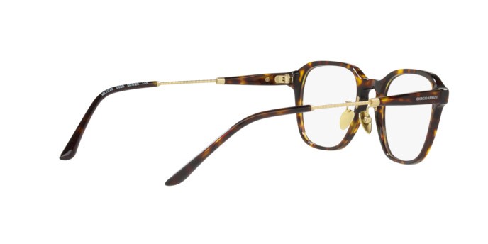 Brillen Giorgio Armani AR 7220 (5026) farbe havana form quadratisch gläser demo lens