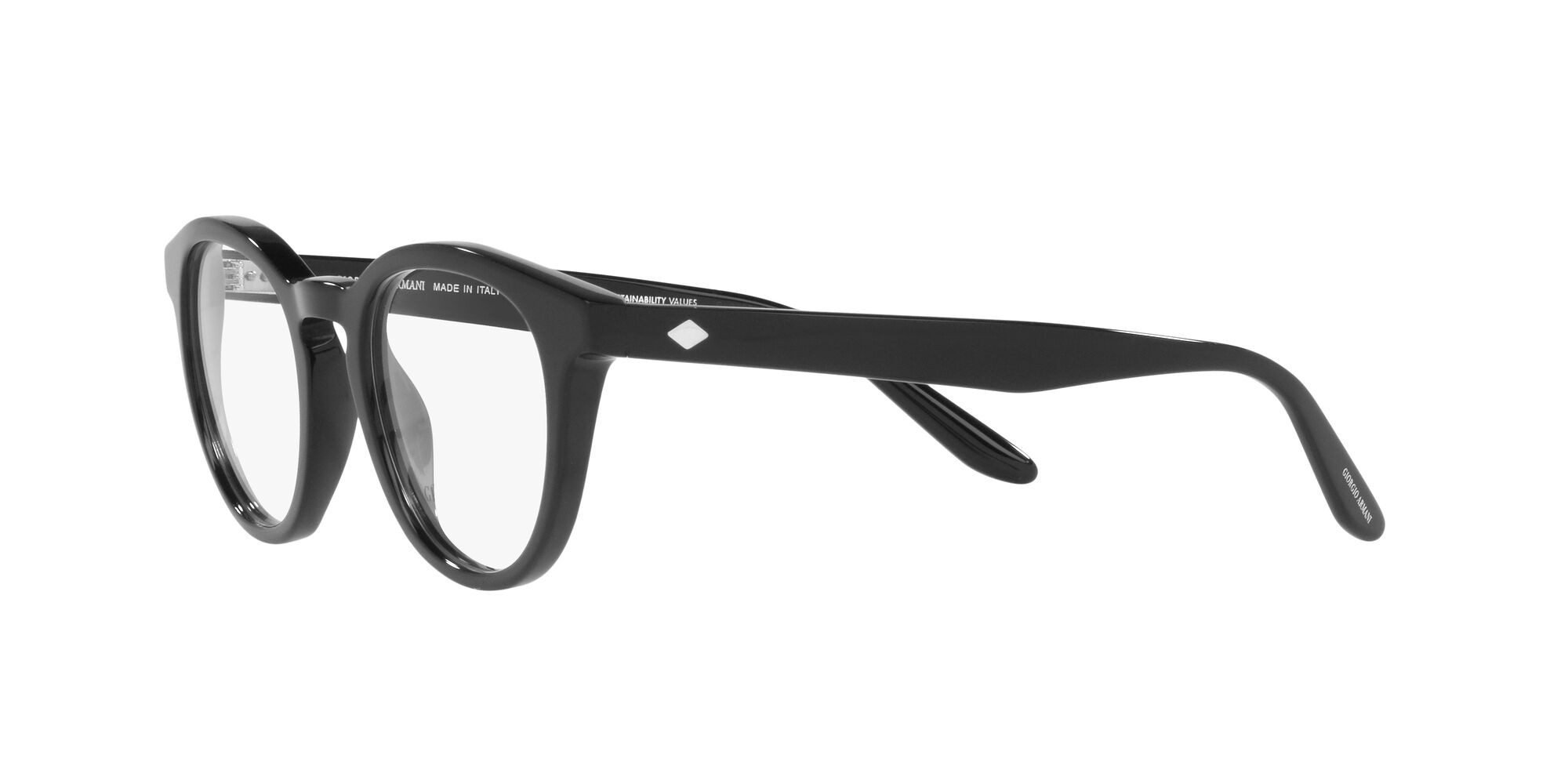 Eyeglasses Giorgio Armani AR 7227 (5875) color nero shape pantos lenses lente demo