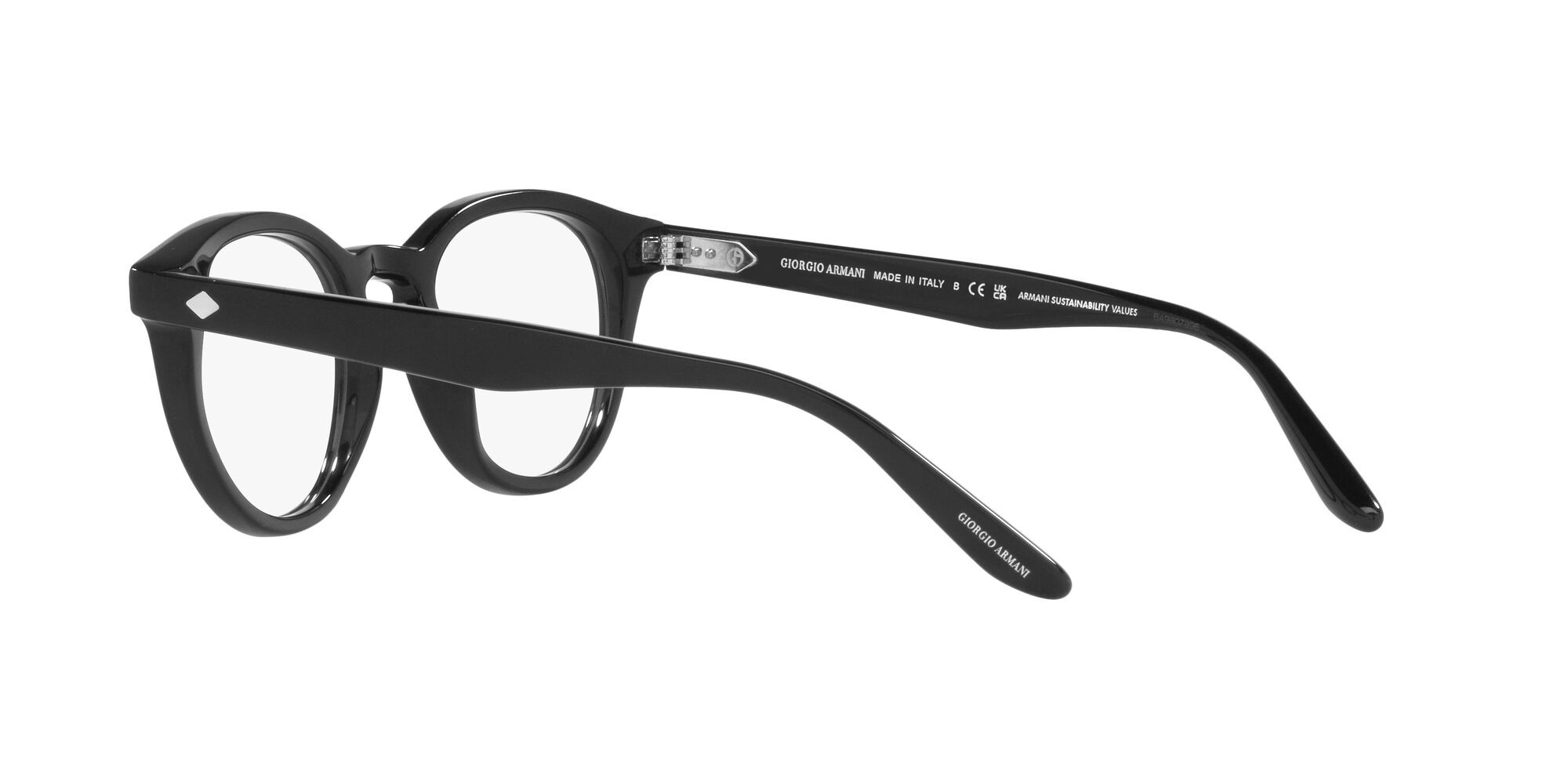 Eyeglasses Giorgio Armani AR 7227 (5875) color nero shape pantos lenses lente demo