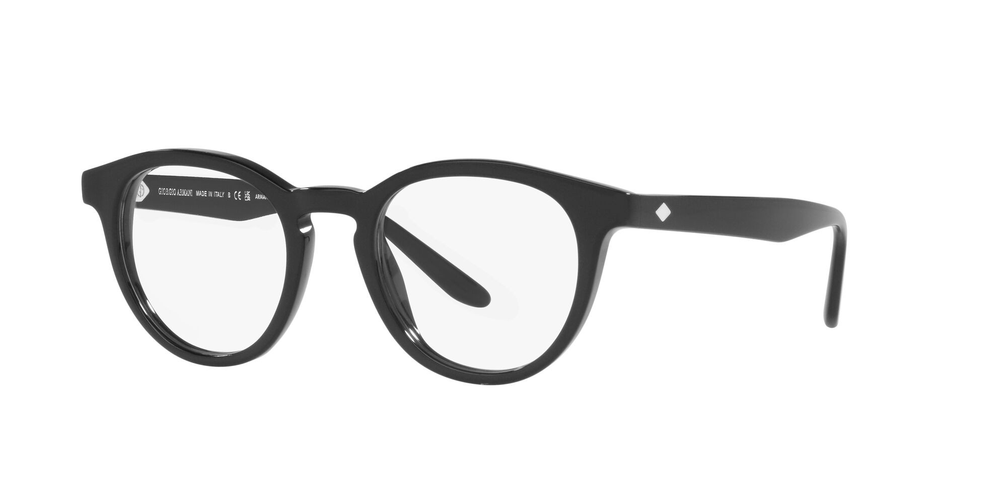 Eyeglasses Giorgio Armani AR 7227 (5875) color nero shape pantos lenses lente demo