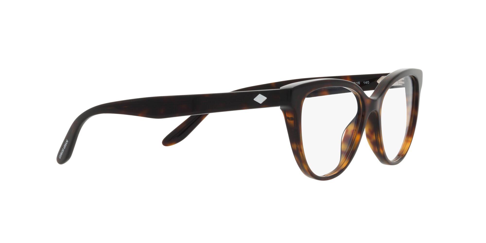 Eyeglasses Giorgio Armani AR 7228U (5879) color havana shape cat eye lenses lente demo