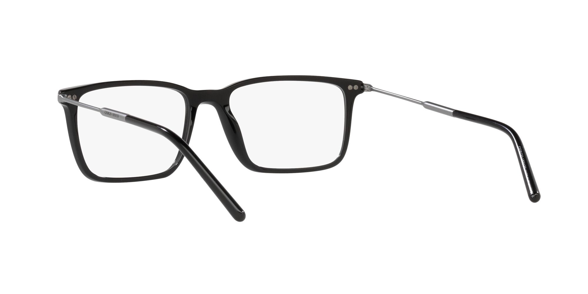 Brillen Giorgio Armani AR 7233 (5017) farbe nero form rechteckig gläser lente demo