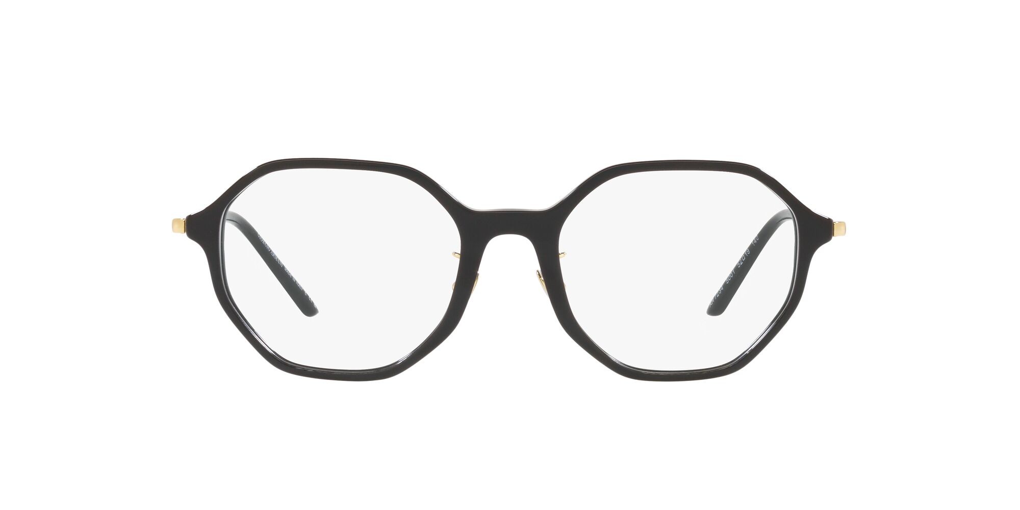 Brillen Giorgio Armani AR 7234 (5001) farbe nero form unregelmäßig gläser lente demo