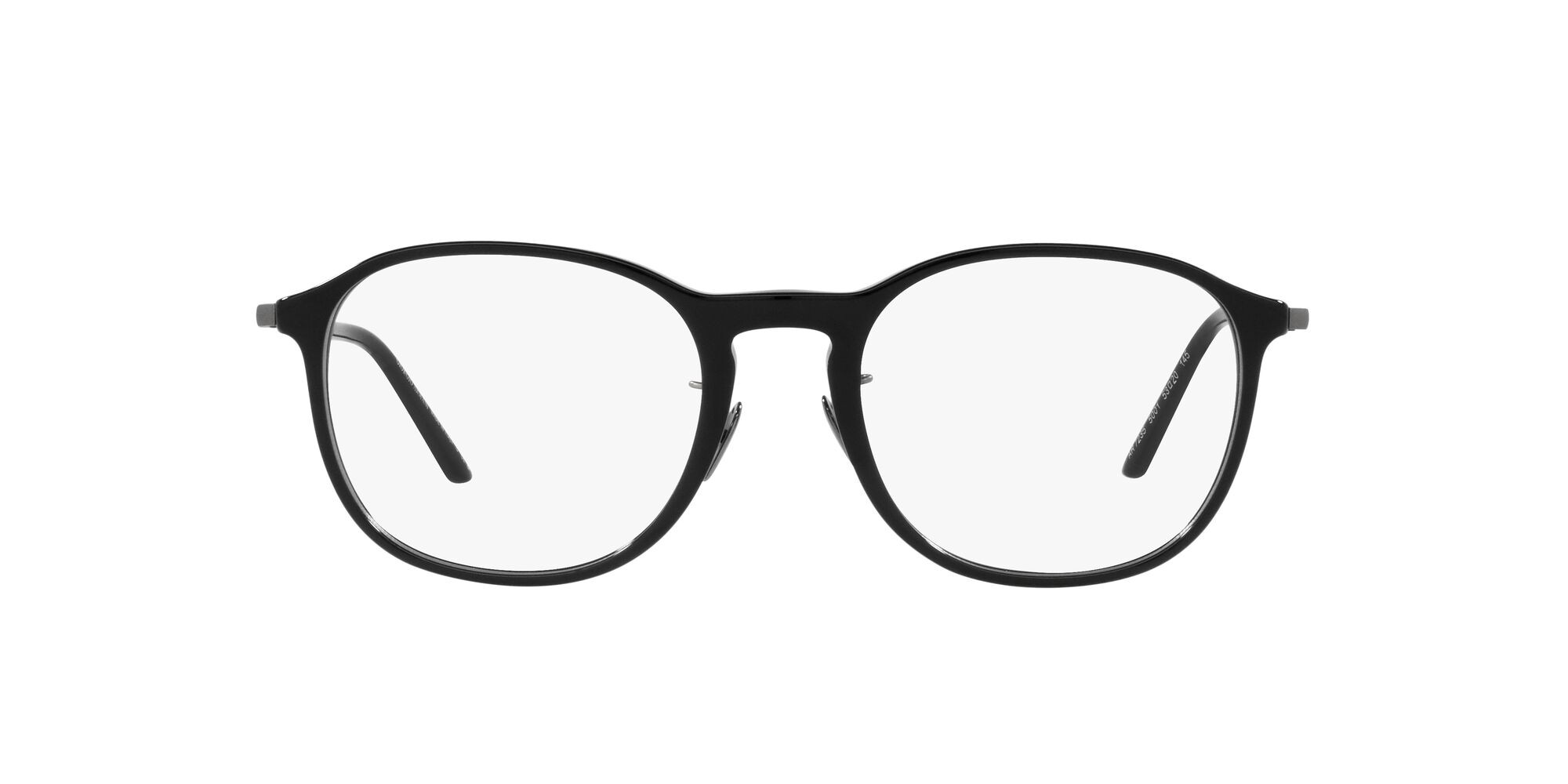 Brillen Giorgio Armani AR 7235 (5001) farbe nero form pantos gläser lente demo