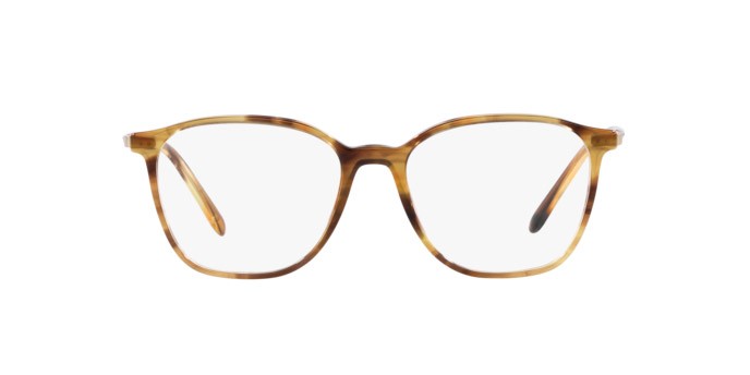 Brillen Giorgio Armani AR 7236 (6002) farbe striato marrone form quadratisch gläser lente demo