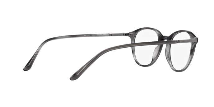 Occhiali da vista Giorgio Armani AR 7237 (5964) colore striato grigio forma pantos lenti lente demo