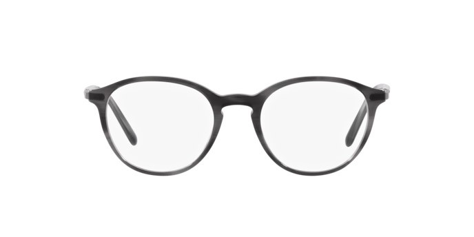 Occhiali da vista Giorgio Armani AR 7237 (5964) colore striato grigio forma pantos lenti lente demo