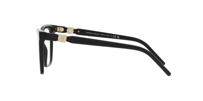 Occhiali da vista Giorgio Armani AR 7238 (5001) colore nero forma cat eye lenti lente demo
