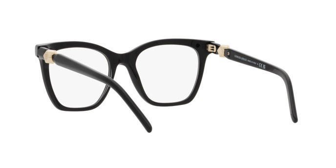 Occhiali da vista Giorgio Armani AR 7238 (5001) colore nero forma cat eye lenti lente demo