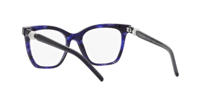 Brillen Giorgio Armani AR 7238 (6000) farbe blu havana form cat-eye gläser lente demo