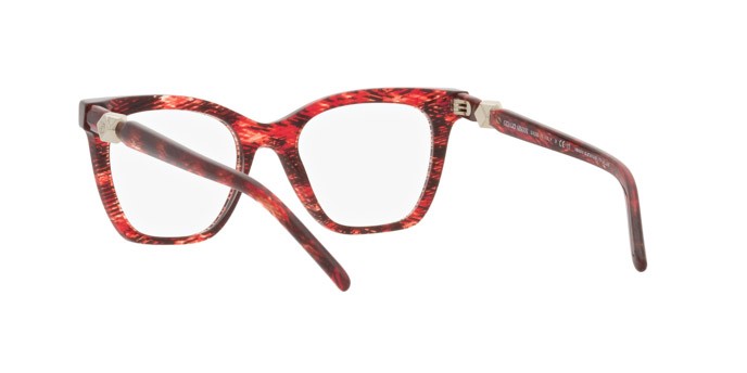 Occhiali da vista Giorgio Armani AR 7238 (6001) colore havana rosso forma cat eye lenti lente demo