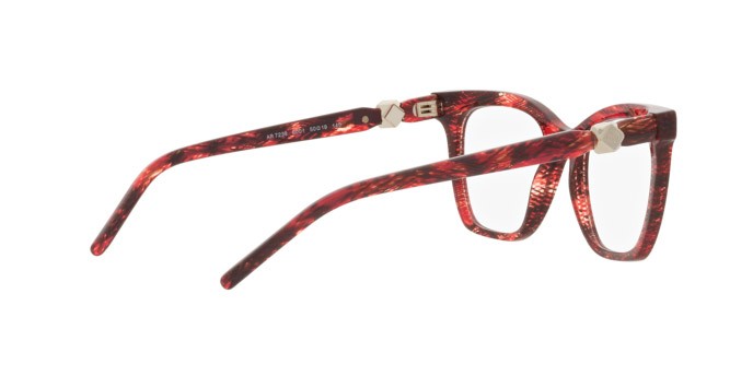 Occhiali da vista Giorgio Armani AR 7238 (6001) colore havana rosso forma cat eye lenti lente demo