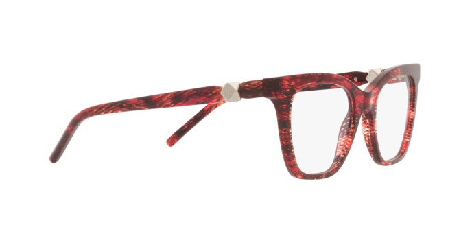 Occhiali da vista Giorgio Armani AR 7238 (6001) colore havana rosso forma cat eye lenti lente demo