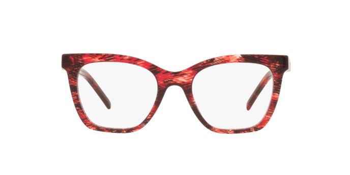 Occhiali da vista Giorgio Armani AR 7238 (6001) colore havana rosso forma cat eye lenti lente demo