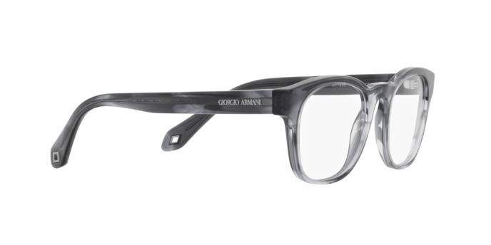 Eyeglasses Giorgio Armani AR 7242 (5986) color striato blu shape square lenses lente demo