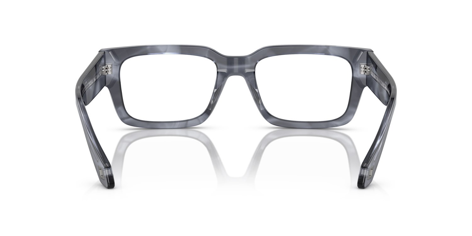Eyeglasses Giorgio Armani AR 7243U (5986) color striato blu shape rectangle lenses lente demo