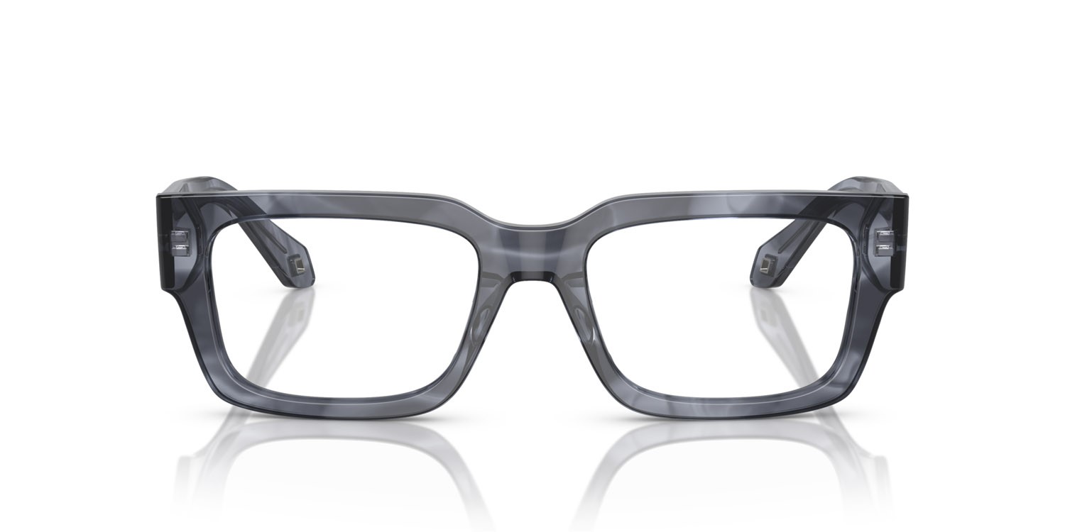 Eyeglasses Giorgio Armani AR 7243U (5986) color striato blu shape rectangle lenses lente demo