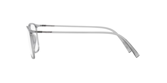 Occhiali da vista Giorgio Armani AR 7244U (5948) colore grigio trasparente forma rettangolare lenti lente demo