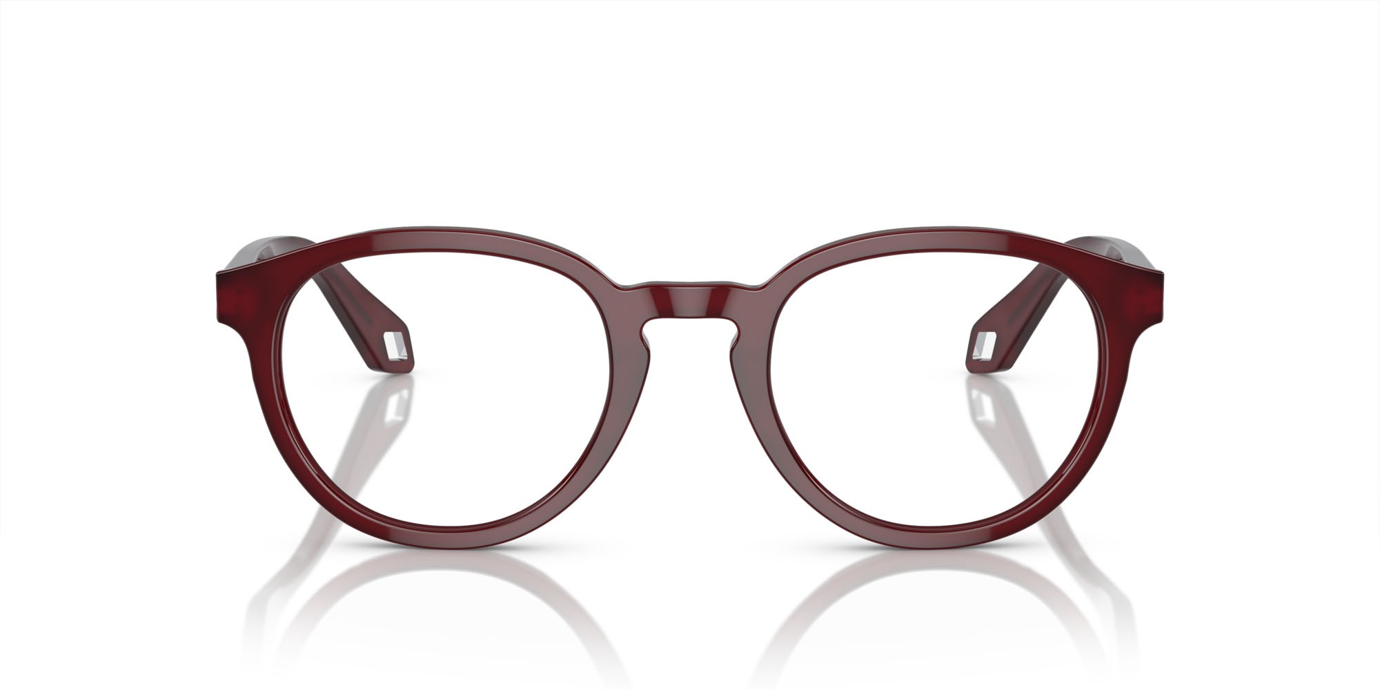 Brillen Giorgio Armani AR 7248 (6045) farbe bordeaux opalescente form pantos gläser lente demo