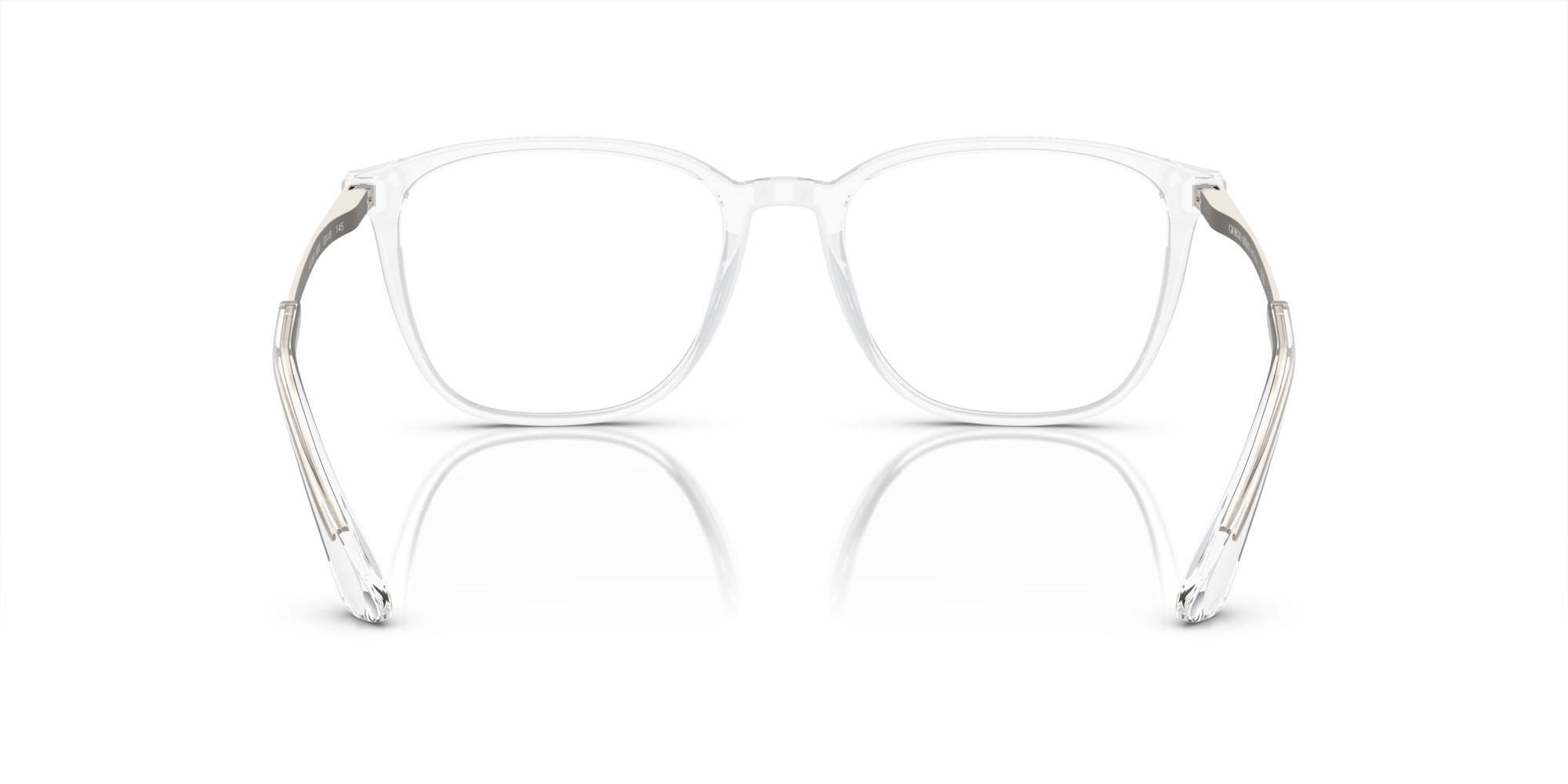 Occhiali da vista Giorgio Armani AR 7250 (5893) colore cristallo forma quadrato lenti lente demo