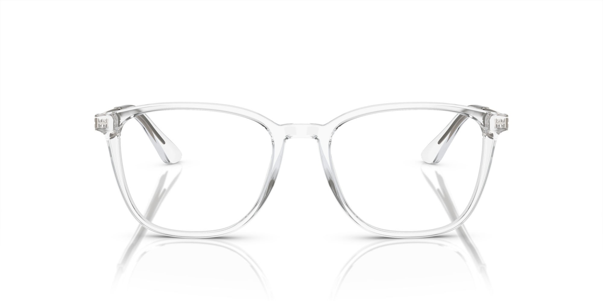 Occhiali da vista Giorgio Armani AR 7250 (5893) colore cristallo forma quadrato lenti lente demo
