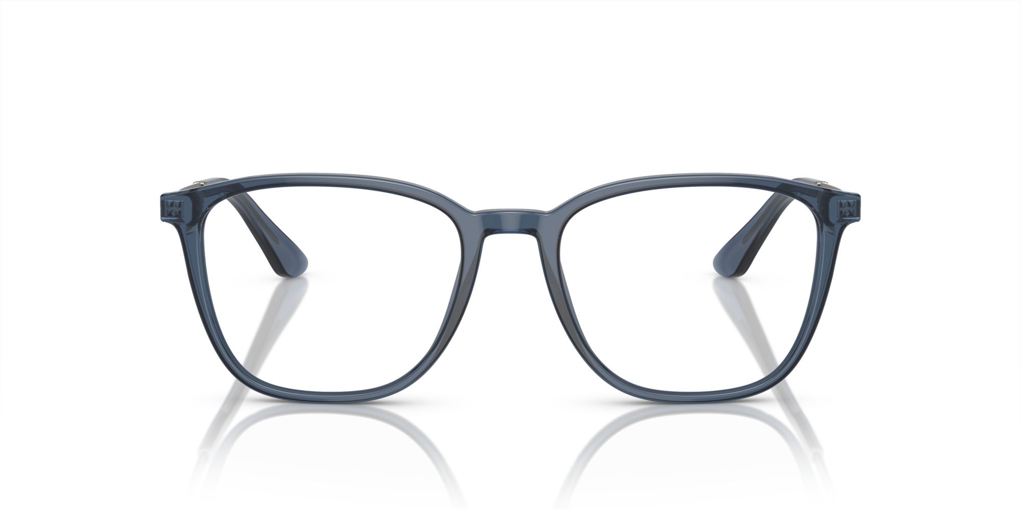 Eyeglasses Giorgio Armani AR 7250 (6035) color blu trasparente shape square lenses lente demo