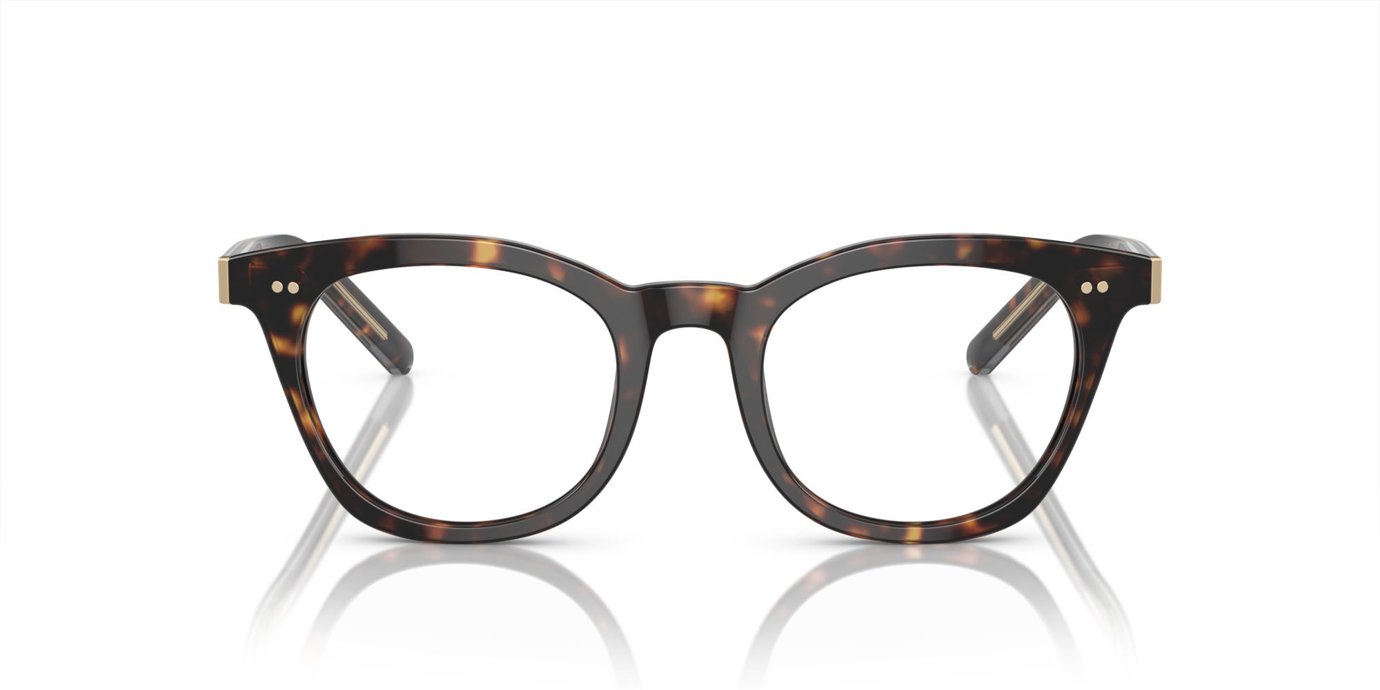 Occhiali da vista Giorgio Armani AR 7251 (5879) colore havana forma cat eye lenti lente demo