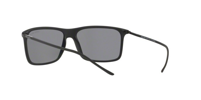 Sunglasses Giorgio Armani AR 8034 (504281) color matte black shape rectangle lenses polar grey