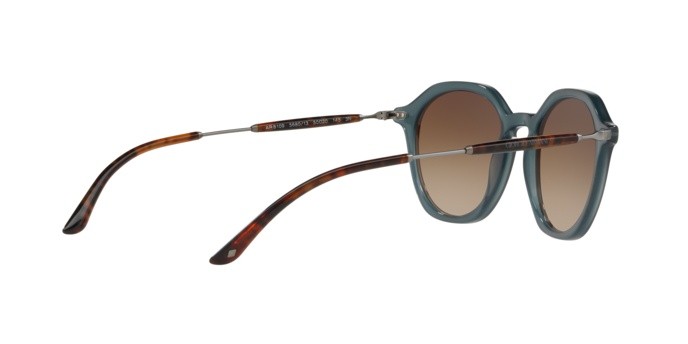 Sonnenbrillen Giorgio Armani AR 8109 (568013) farbe opal petroleum form pantos gläser brown gradient
