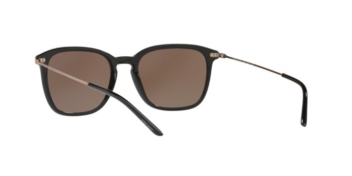 Sonnenbrillen Giorgio Armani AR 8111 (501773) farbe black form rechteckig gläser brown