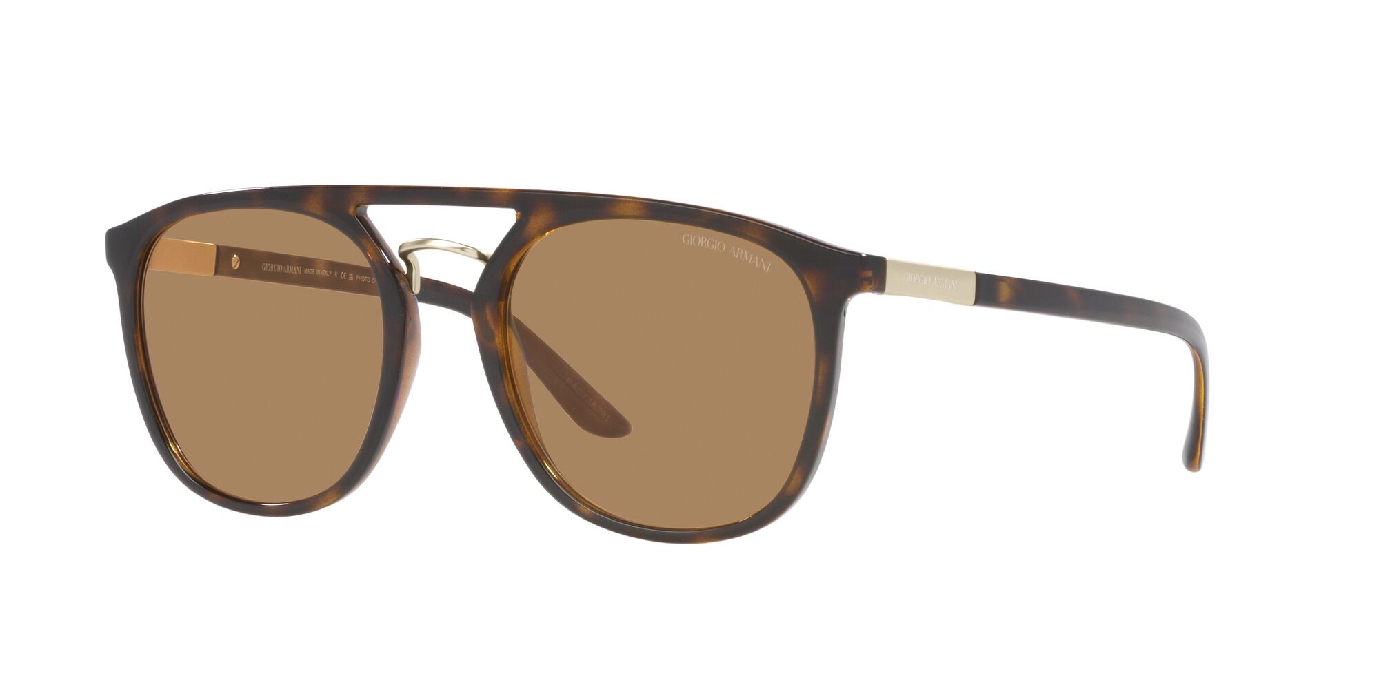 Sonnenbrillen Giorgio Armani AR 8118 (5026M4) farbe havana form quadratisch gläser photochromatic brown