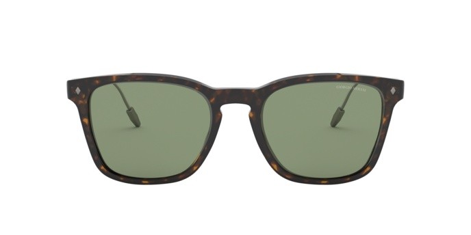 Sonnenbrillen Giorgio Armani AR 8120 (5026/2) farbe havana form quadratisch gläser green