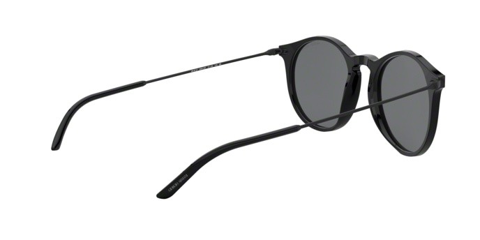 Sunglasses Giorgio Armani AR 8121 (500187) color black shape pantos lenses grey