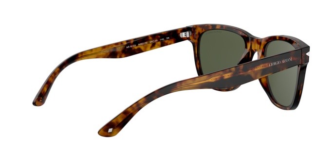 Sonnenbrillen Giorgio Armani AR 8133 (509273) farbe yellow havana form quadratisch gläser brown