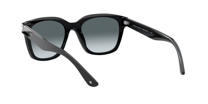Sonnenbrillen Giorgio Armani AR 8134 (500111) farbe black form quadratisch gläser grey gradient