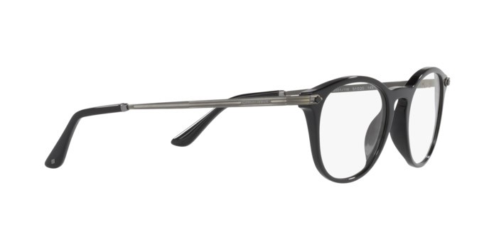 Sonnenbrillen Giorgio Armani AR 8159U (50011W) farbe black form pantos gläser clear