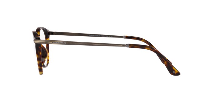 Sonnenbrillen Giorgio Armani AR 8159U (50261W) farbe havana form pantos gläser clear
