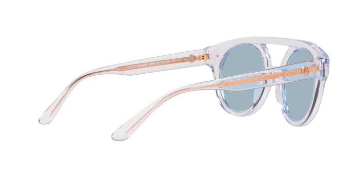 Sonnenbrillen Giorgio Armani AR 8163 (589380) farbe crystal form rund gläser light blue