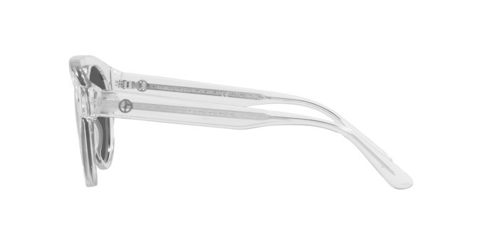 Sonnenbrillen Giorgio Armani AR 8163 (589387) farbe crystal form rund gläser dark grey