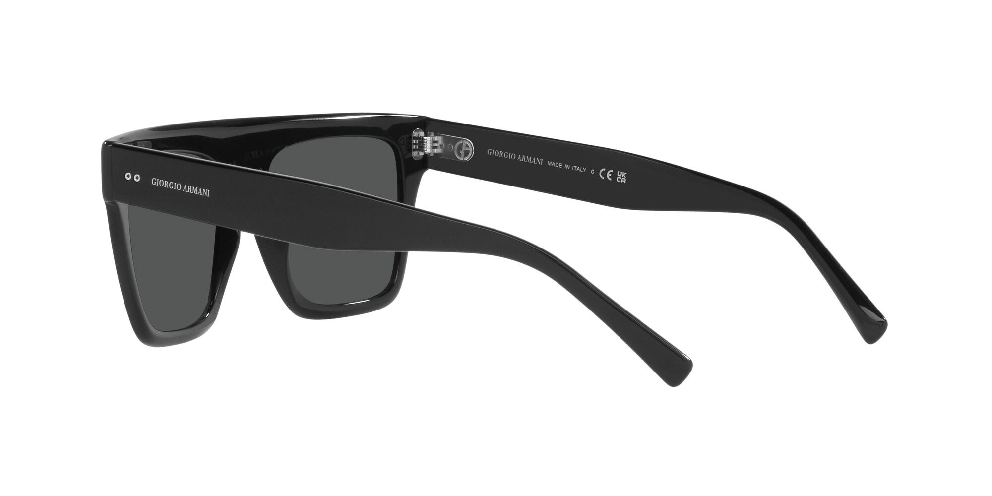 Sonnenbrillen Giorgio Armani AR 8177 (500187) farbe nero form quadratisch gläser grigio scuro