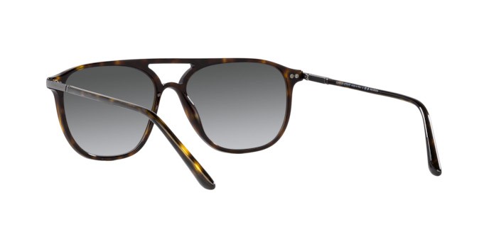 Sunglasses Giorgio Armani AR 8179 (5026T3) color havana shape aviator lenses grigio sfumato