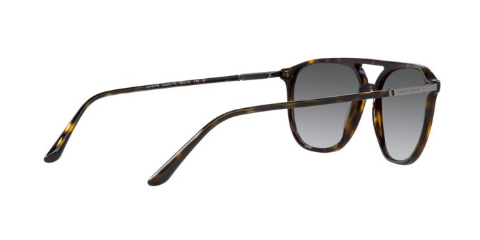 Sunglasses Giorgio Armani AR 8179 (5026T3) color havana shape aviator lenses grigio sfumato