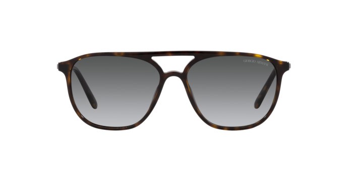 Sunglasses Giorgio Armani AR 8179 (5026T3) color havana shape aviator lenses grigio sfumato
