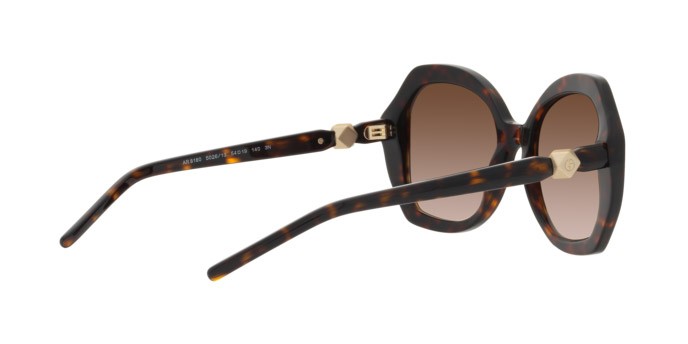 Occhiali da sole Giorgio Armani AR 8180 (502613) colore havana forma aviator lenti marrone sfumato