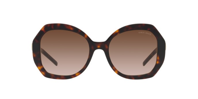Occhiali da sole Giorgio Armani AR 8180 (502613) colore havana forma aviator lenti marrone sfumato